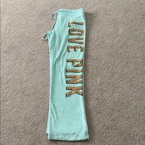 Victoria Secret Pink Velvet Sweatpants